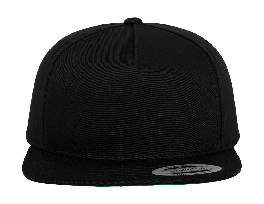 Classic 5 Panel Snapback in Farbe Black/Black
