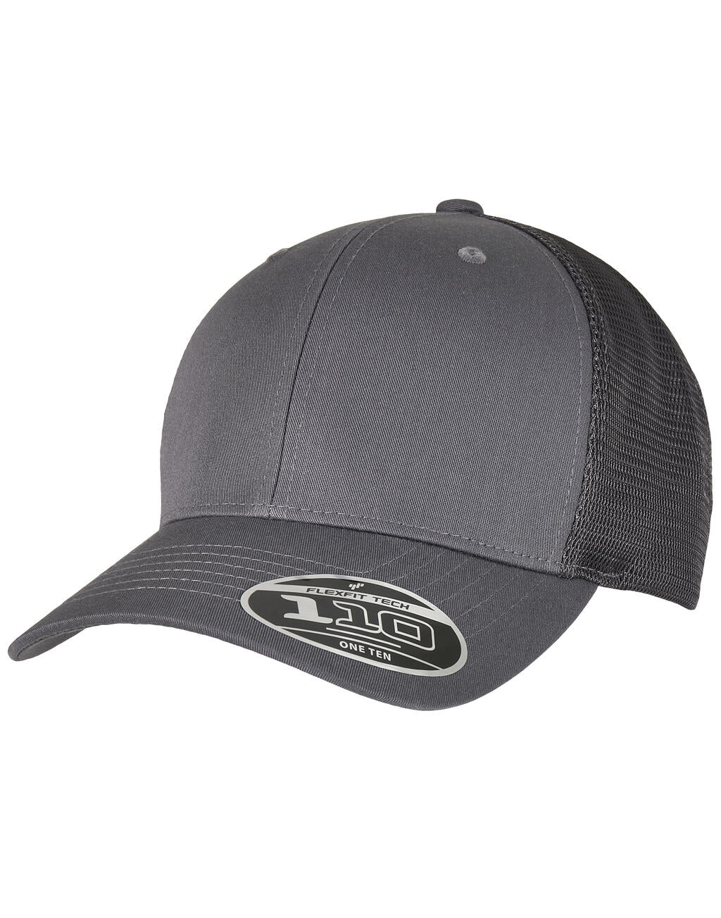  110 Flexfit Melange Trucker in Farbe Heather/Navy 