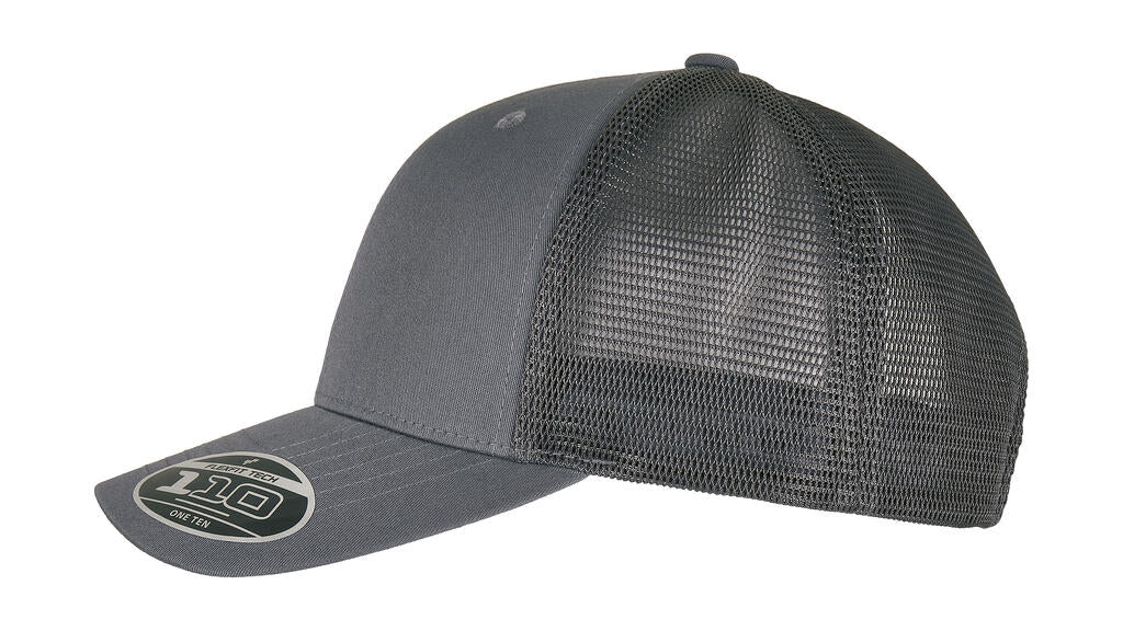  110 Flexfit Melange Trucker in Farbe Heather/Navy 