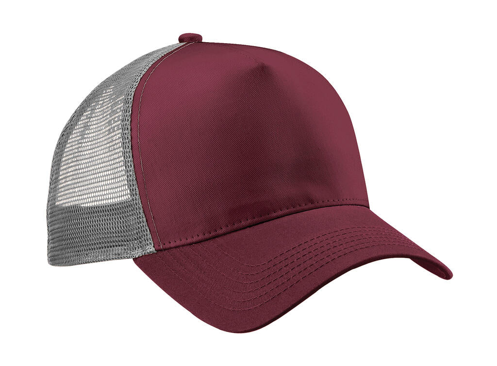 Snapback Trucker in Farbe Burgundy/Grey
