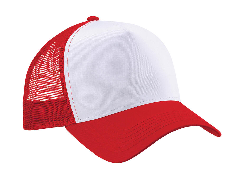  Snapback Trucker in Farbe Classic Red/White