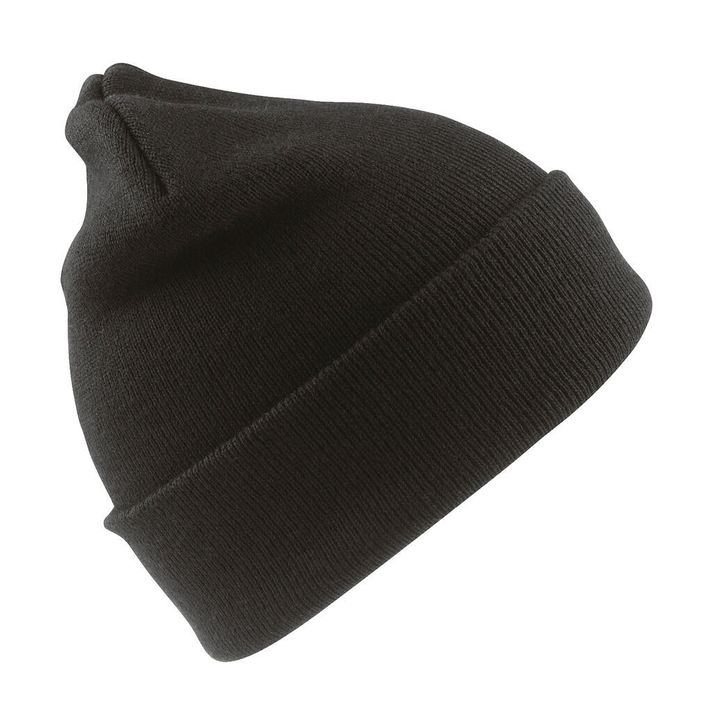  Woolly Ski Hat in Farbe Black