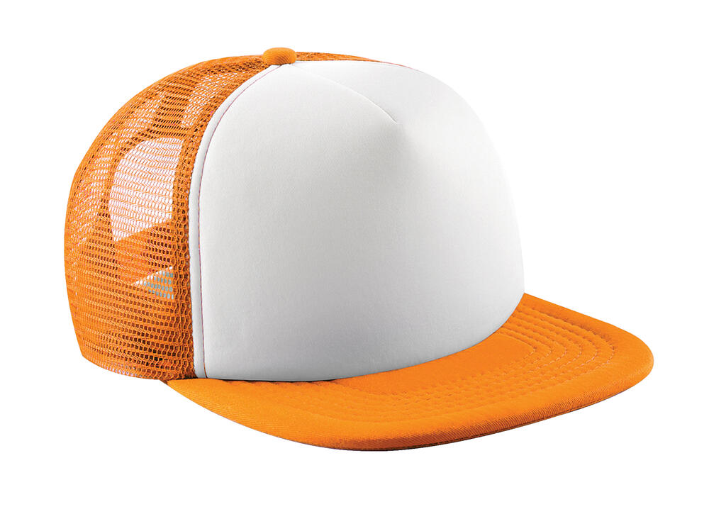  Vintage Snapback Trucker in Farbe Orange/White