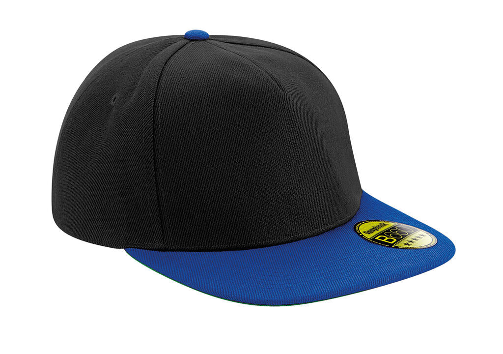  Original Flat Peak Snapback in Farbe Black/Bright Royal