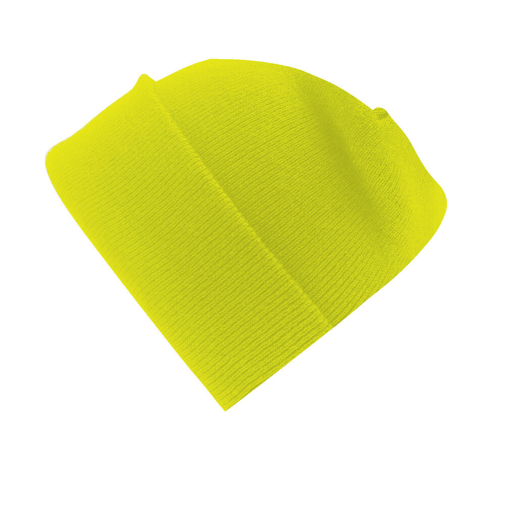  Heavyweight Thinsulate™ Woolly Ski Hat in Farbe Fluorescent Yellow