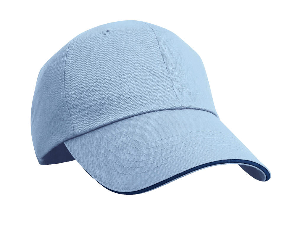 Herringbone Cap in Farbe Sky/Navy