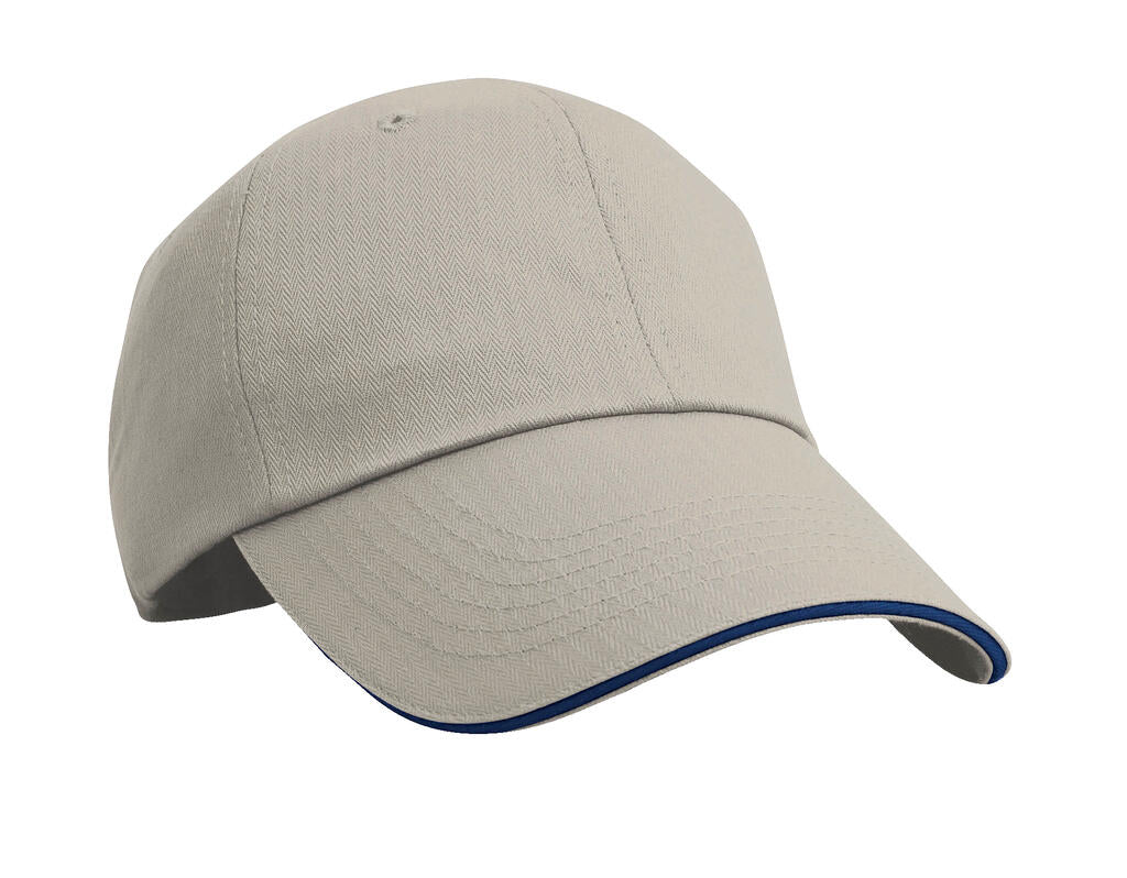  Herringbone Cap in Farbe Tan/Navy