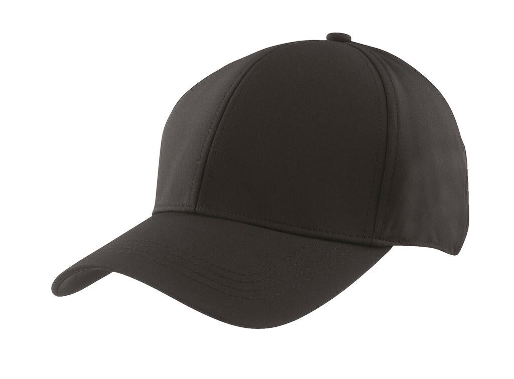  Fitted Cap Softshell in Farbe Black