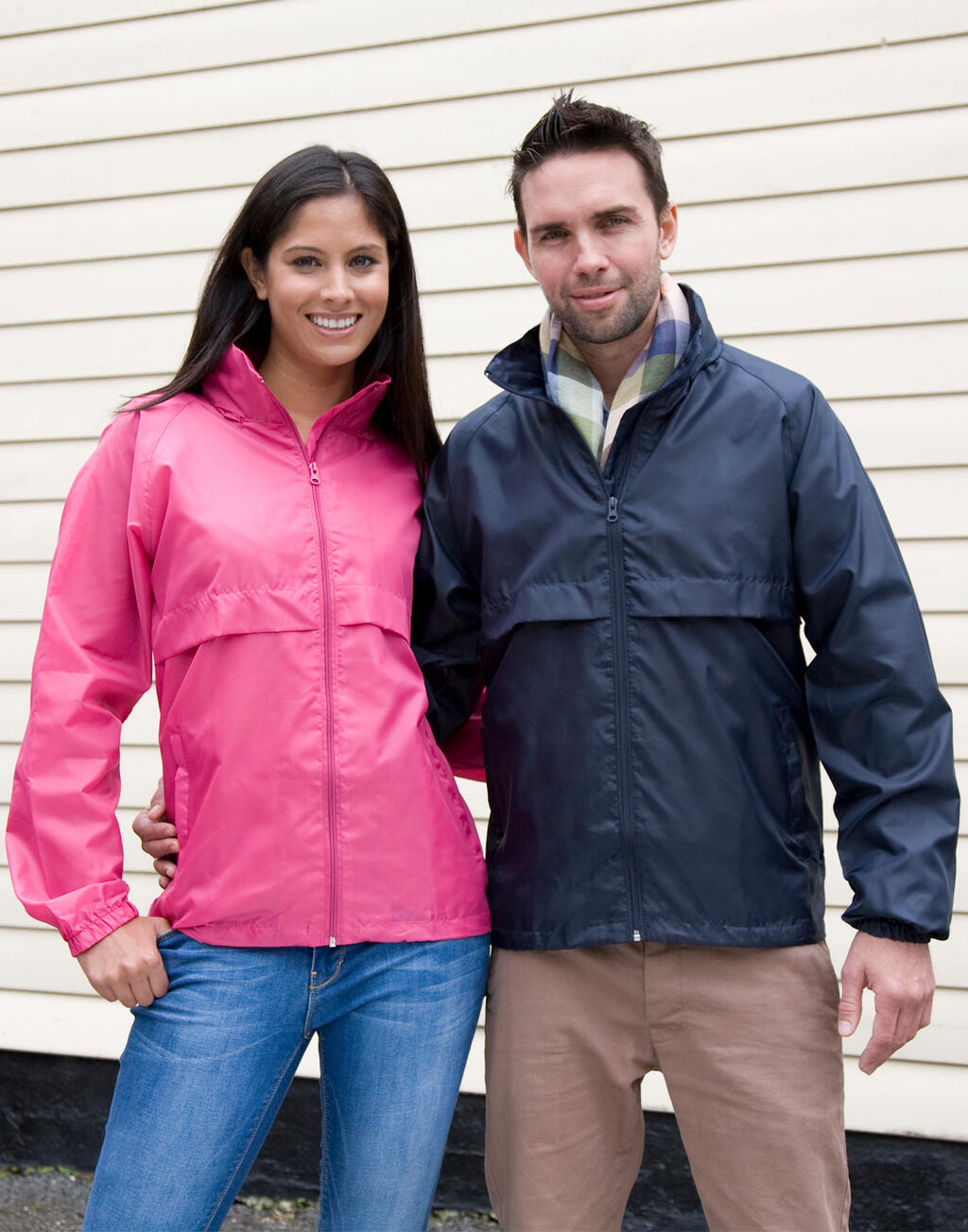 Core Adult Windcheater in Farbe Black