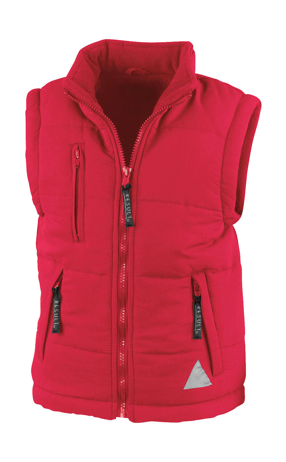  Junior Ultra Padded Bodywarmer in Farbe Red