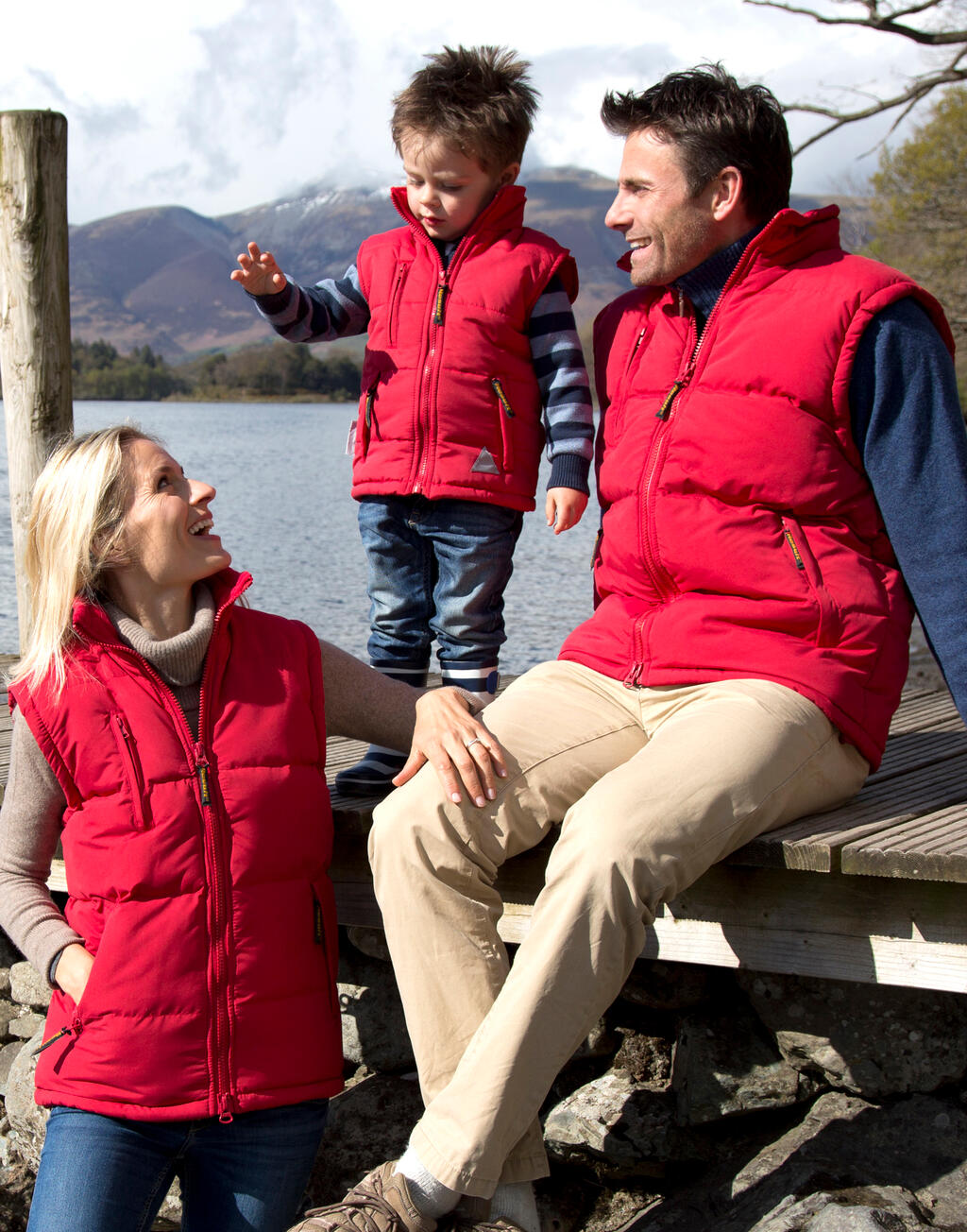  Junior Ultra Padded Bodywarmer in Farbe Navy