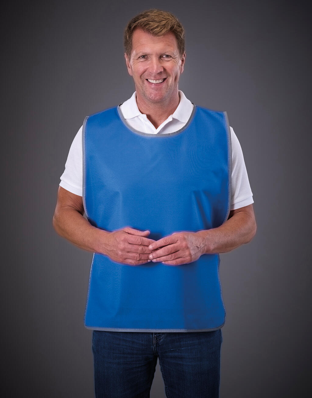  Fluo Reflective Border Tabard in Farbe White