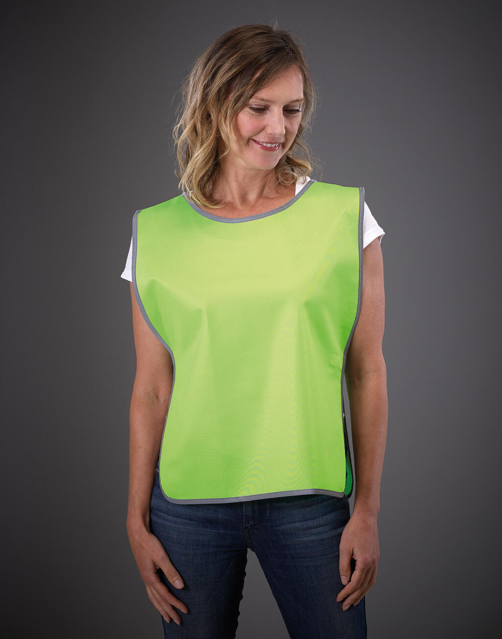  Fluo Reflective Border Tabard in Farbe White
