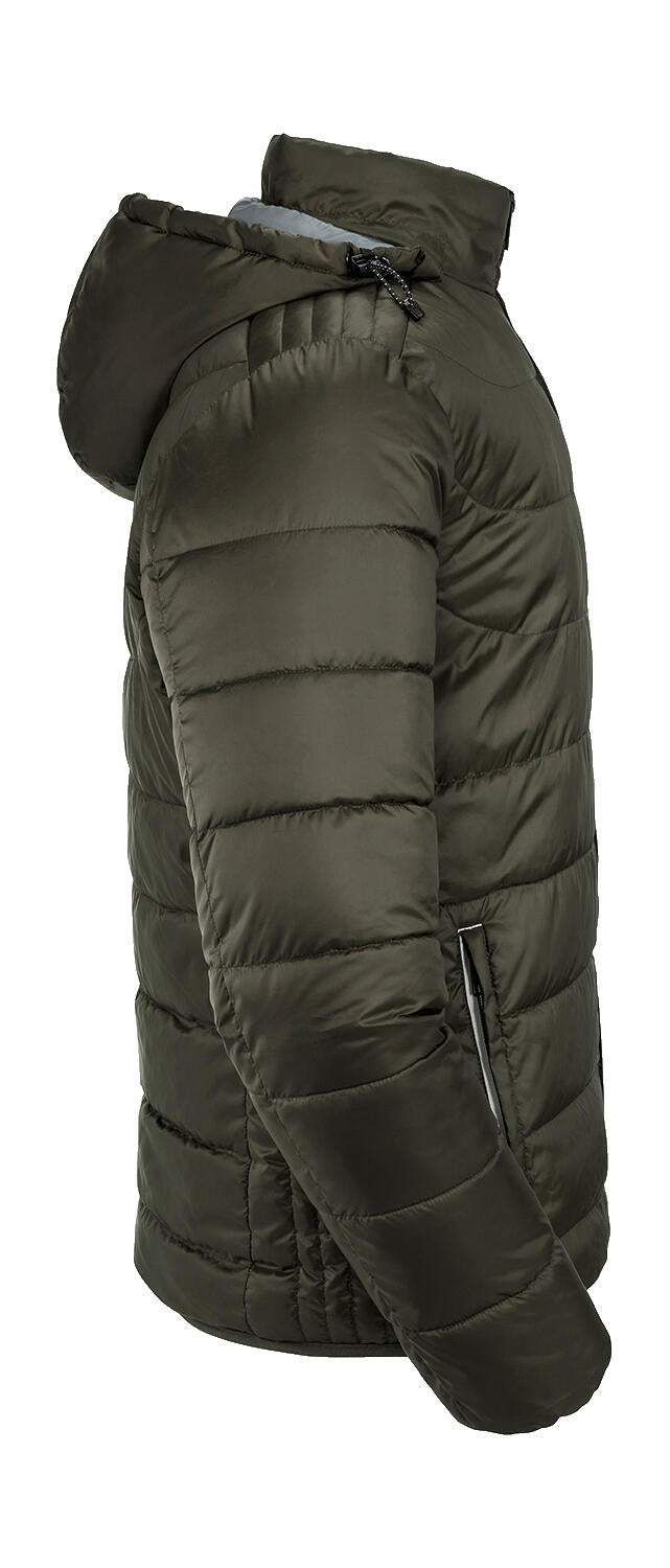  Men's Hooded Nano Jacket in Farbe Black