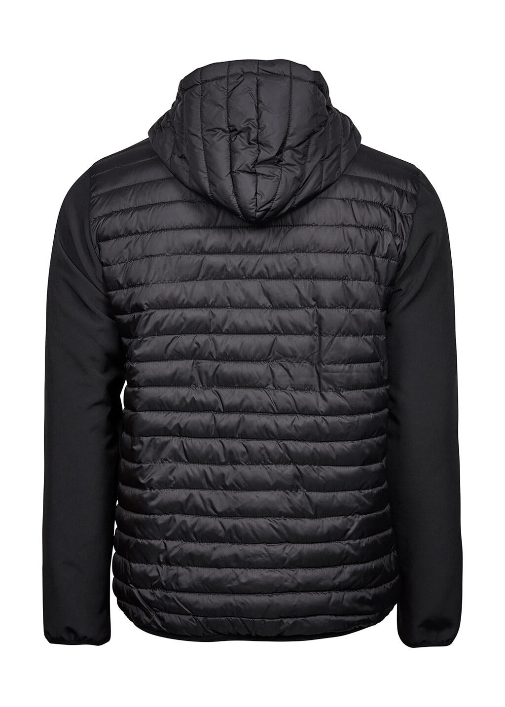  Hooded Crossover Jacket in Farbe Black