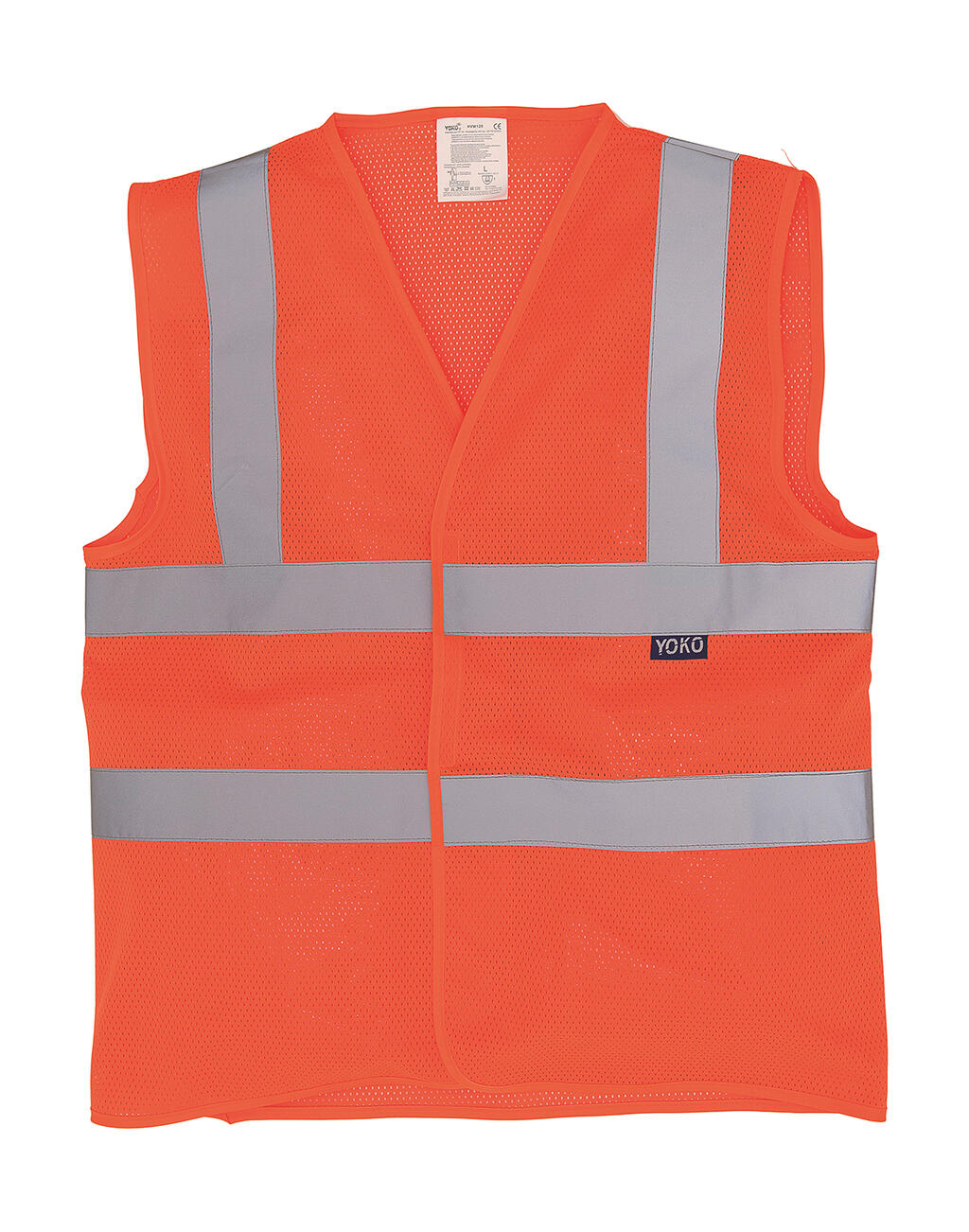  Fluo Open Mesh Waistcoat in Farbe Fluo Orange
