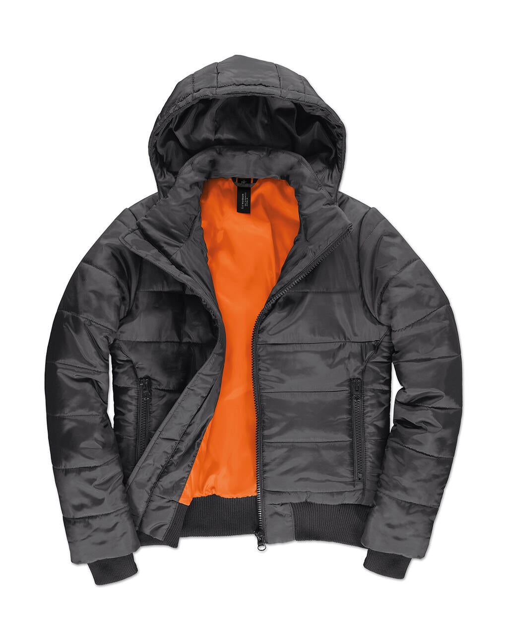  Superhood/women Jacket in Farbe Dark Grey/Neon Orange