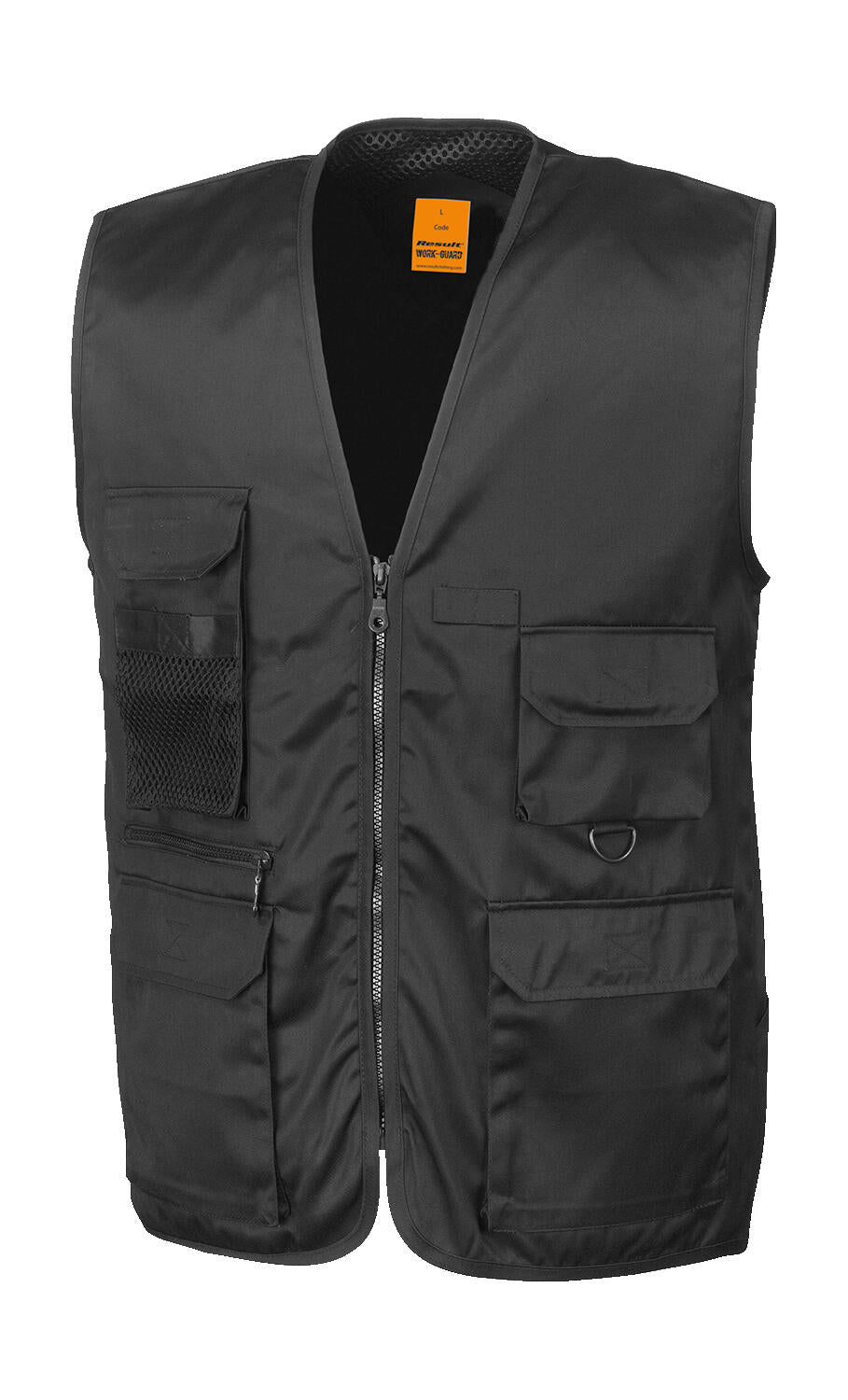  Safari Waistcoat in Farbe Black