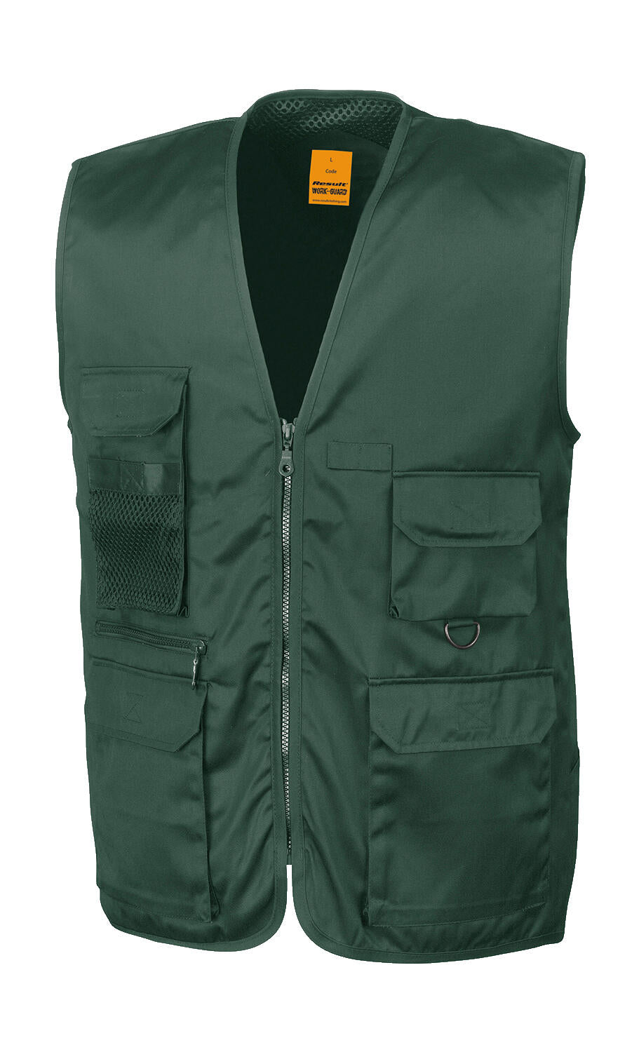 Safari Waistcoat in Farbe Lichen Green