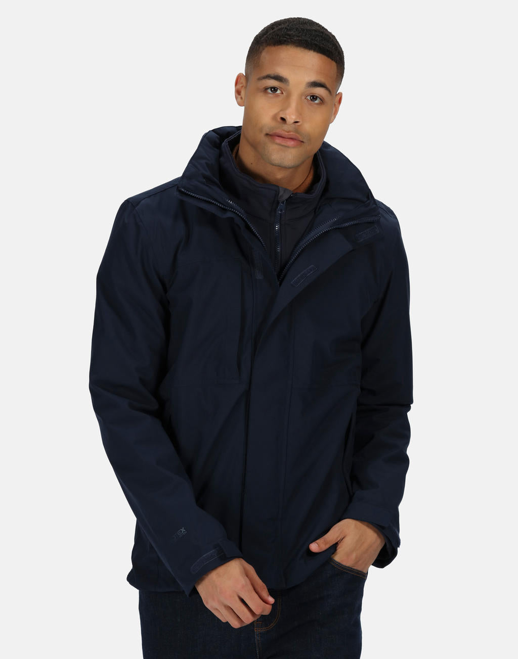  Kingsley 3-in-1 Jacket in Farbe Black/Black
