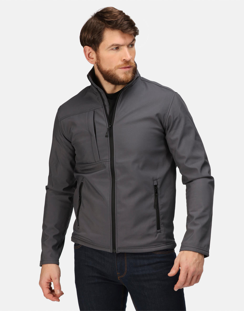  Octagon II Softshell in Farbe Black/Black