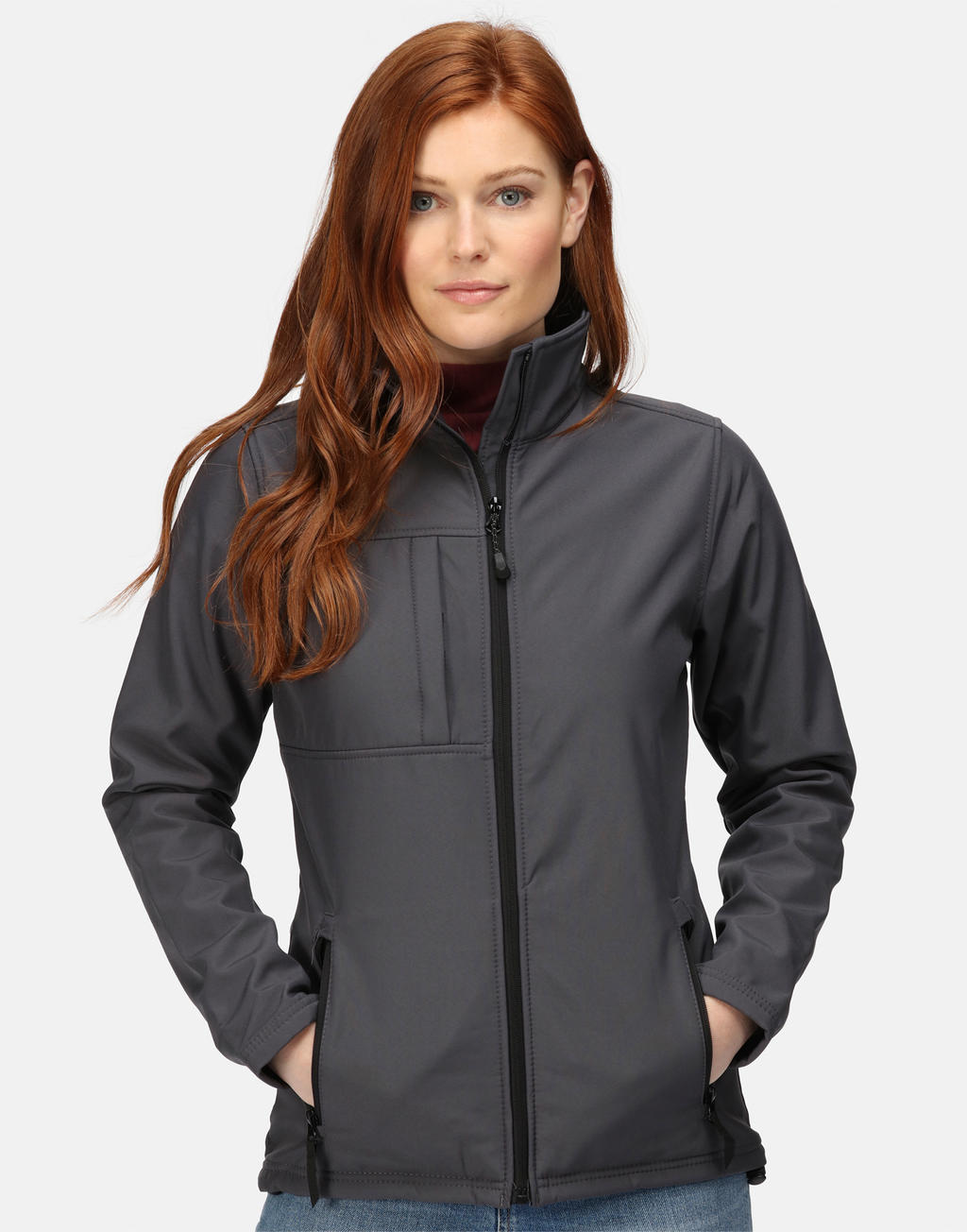  Women's Octagon II Softshell in Farbe Black/Black