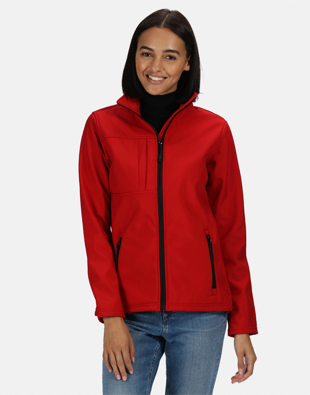  Women's Octagon II Softshell in Farbe Black/Black