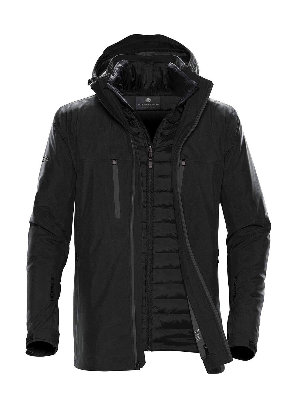  Men's Matrix System Jacket in Farbe Black/Carbon