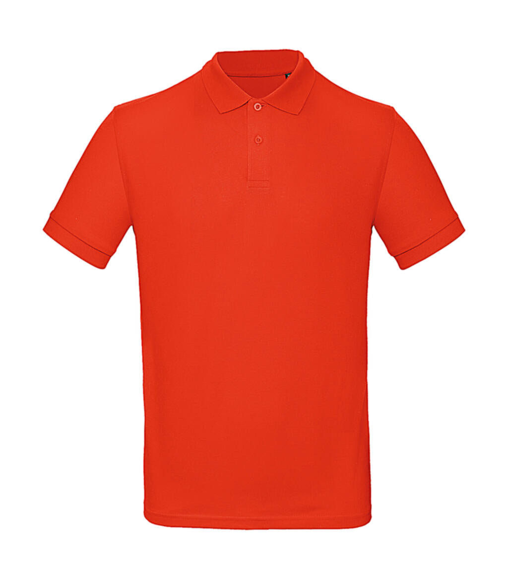 Organic Inspire Polo /men in Farbe Fire Red