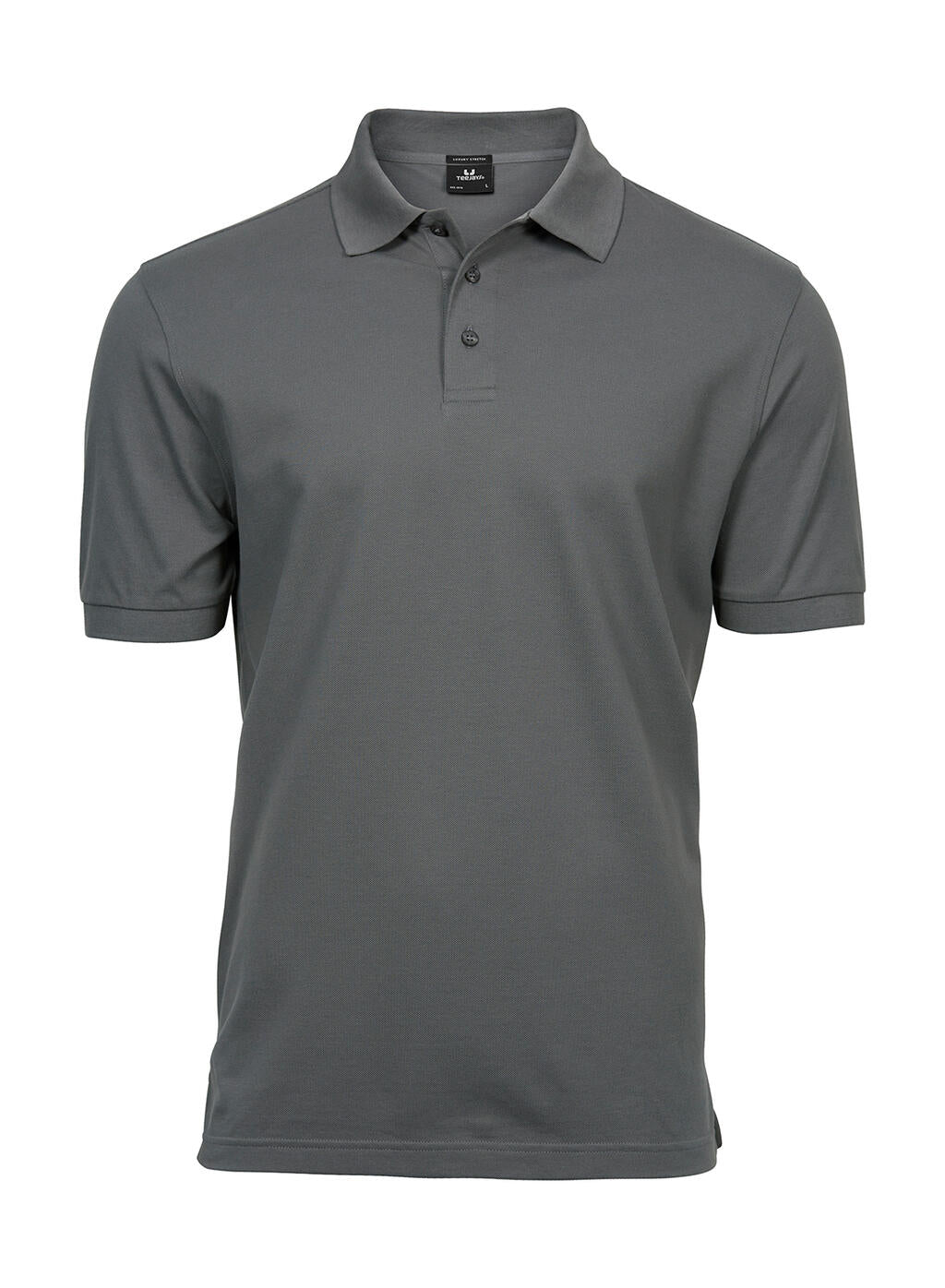 Luxury Stretch Polo in Farbe Powder Grey