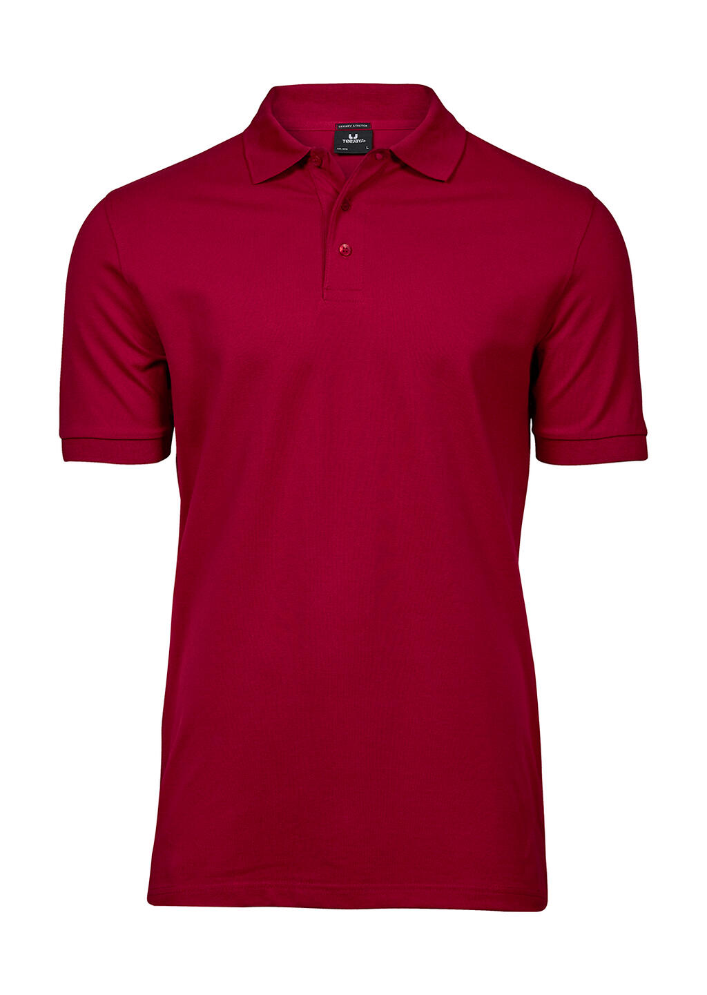 Luxury Stretch Polo in Farbe Deep Red