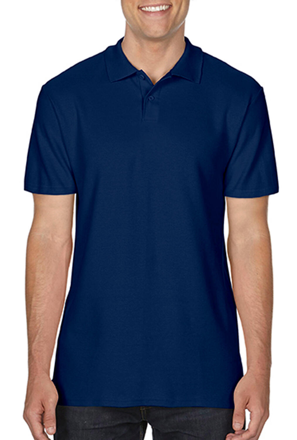Softstyle Adult Pique Polo in Farbe Navy