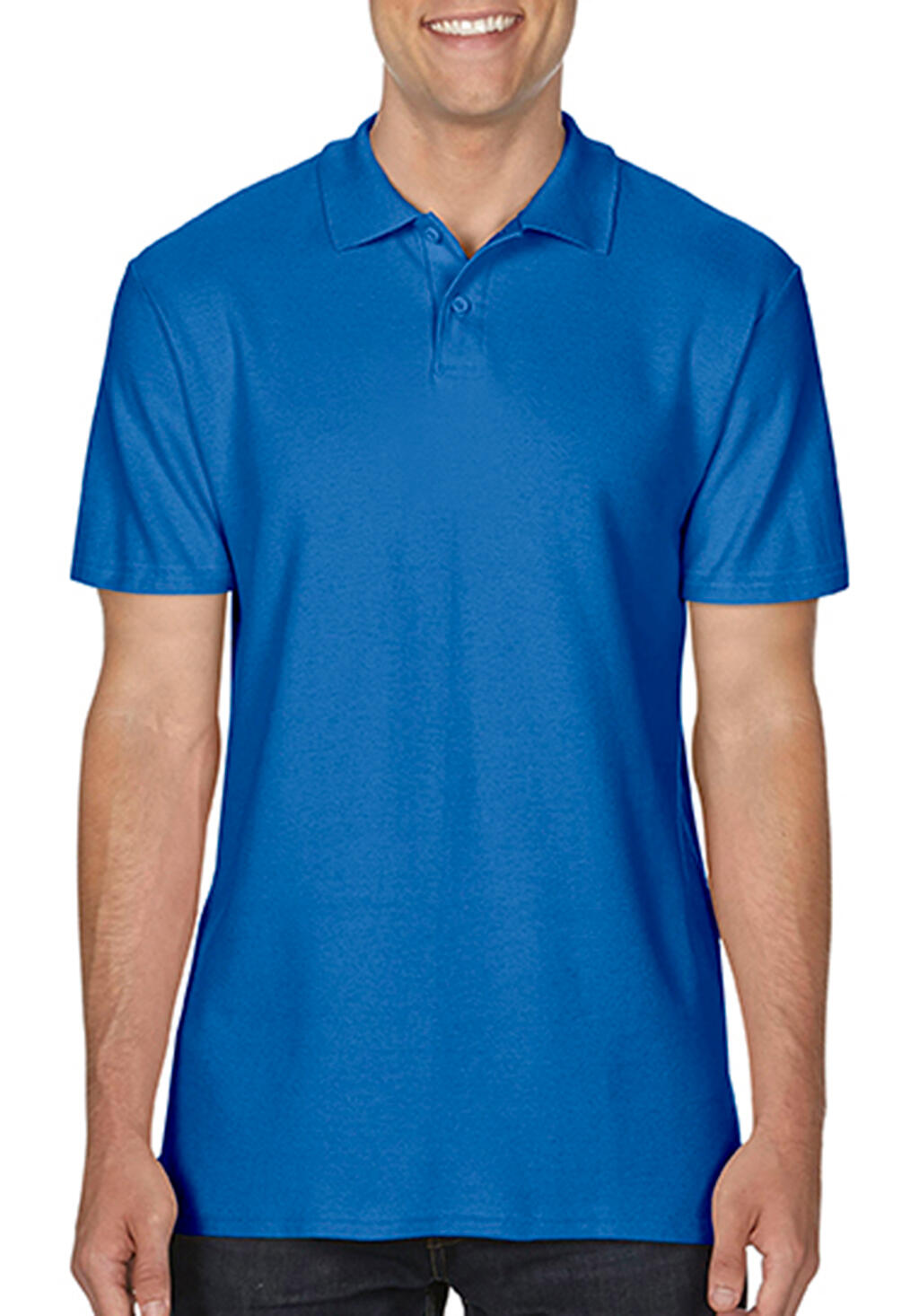 Softstyle Adult Pique Polo in Farbe Royal