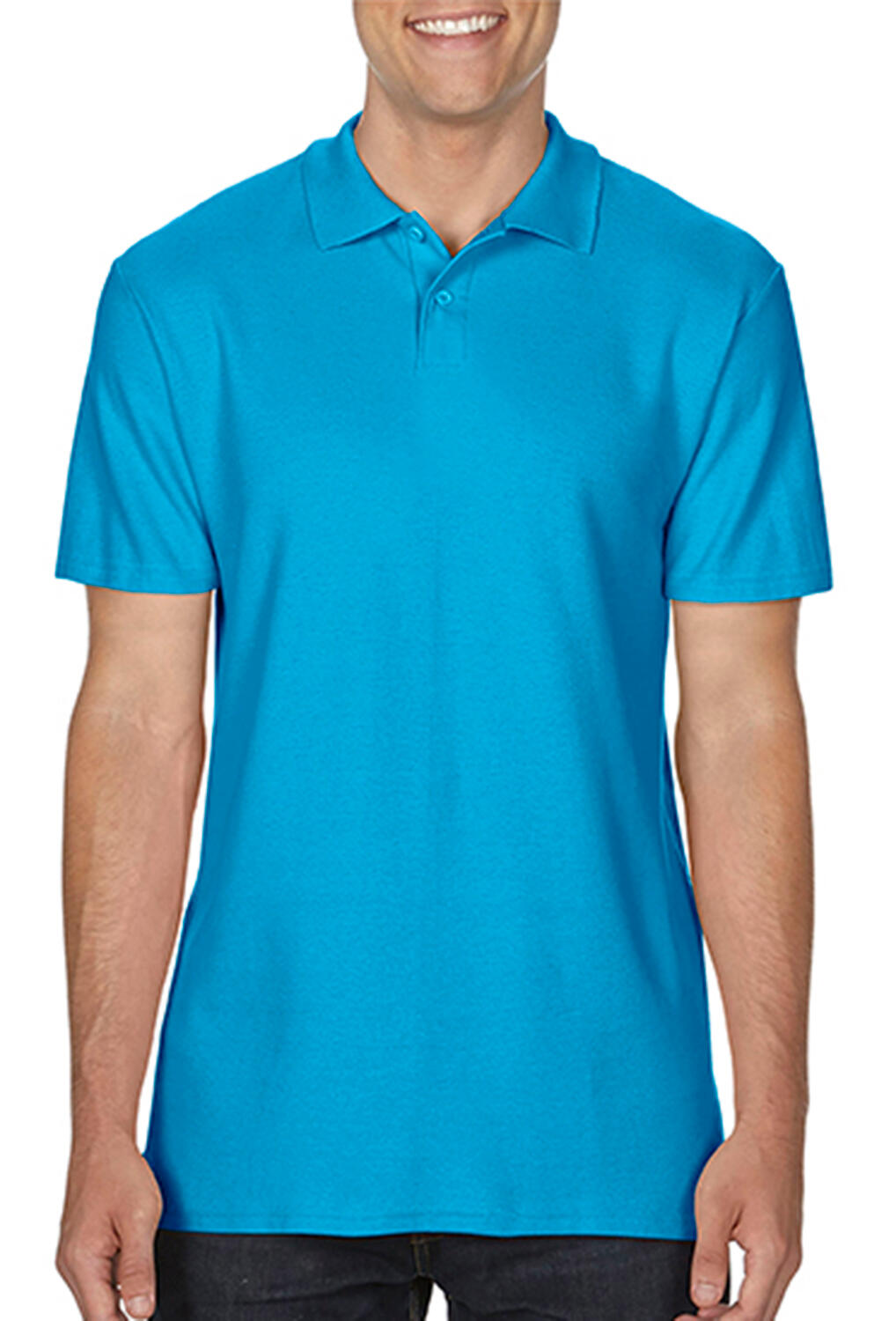 Softstyle Adult Pique Polo in Farbe Sapphire
