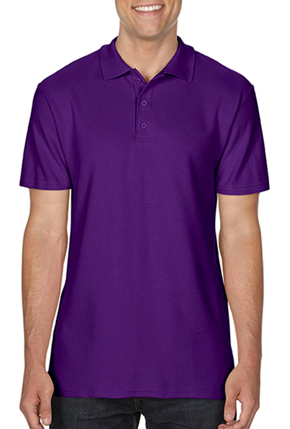 Softstyle Adult Pique Polo in Farbe Purple