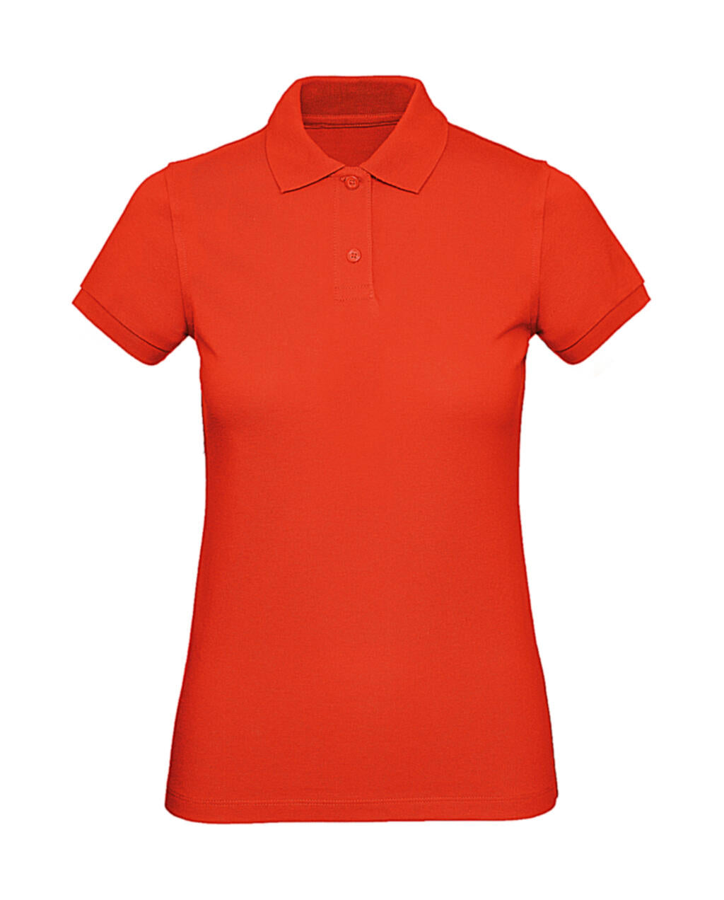 Organic Inspire Polo /women in Farbe Fire Red