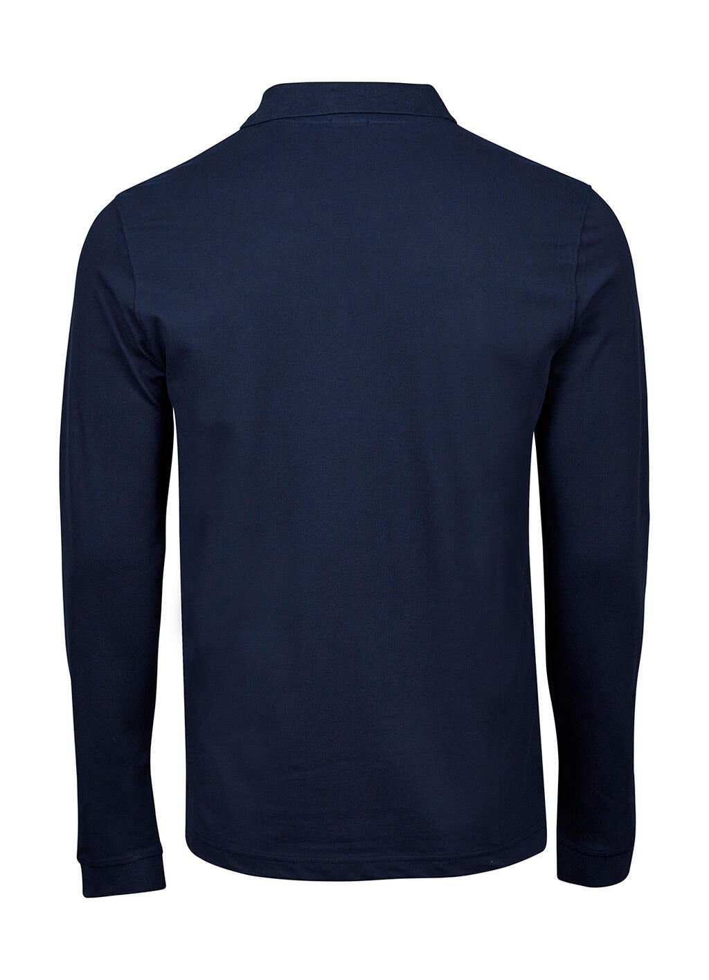  Luxury LS Stretch Polo in Farbe White