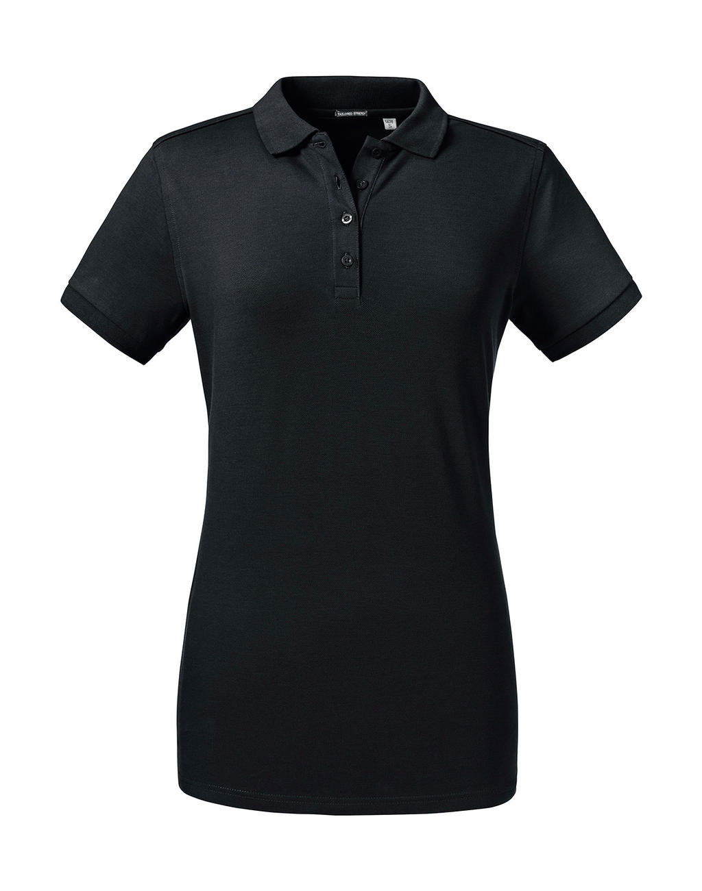  Ladies' Tailored Stretch Polo in Farbe Black