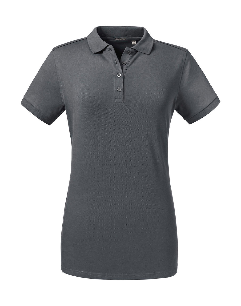  Ladies' Tailored Stretch Polo in Farbe Convoy Grey