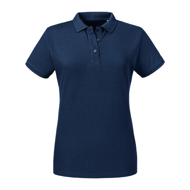 Ladies' Pure Organic Polo in Farbe French Navy