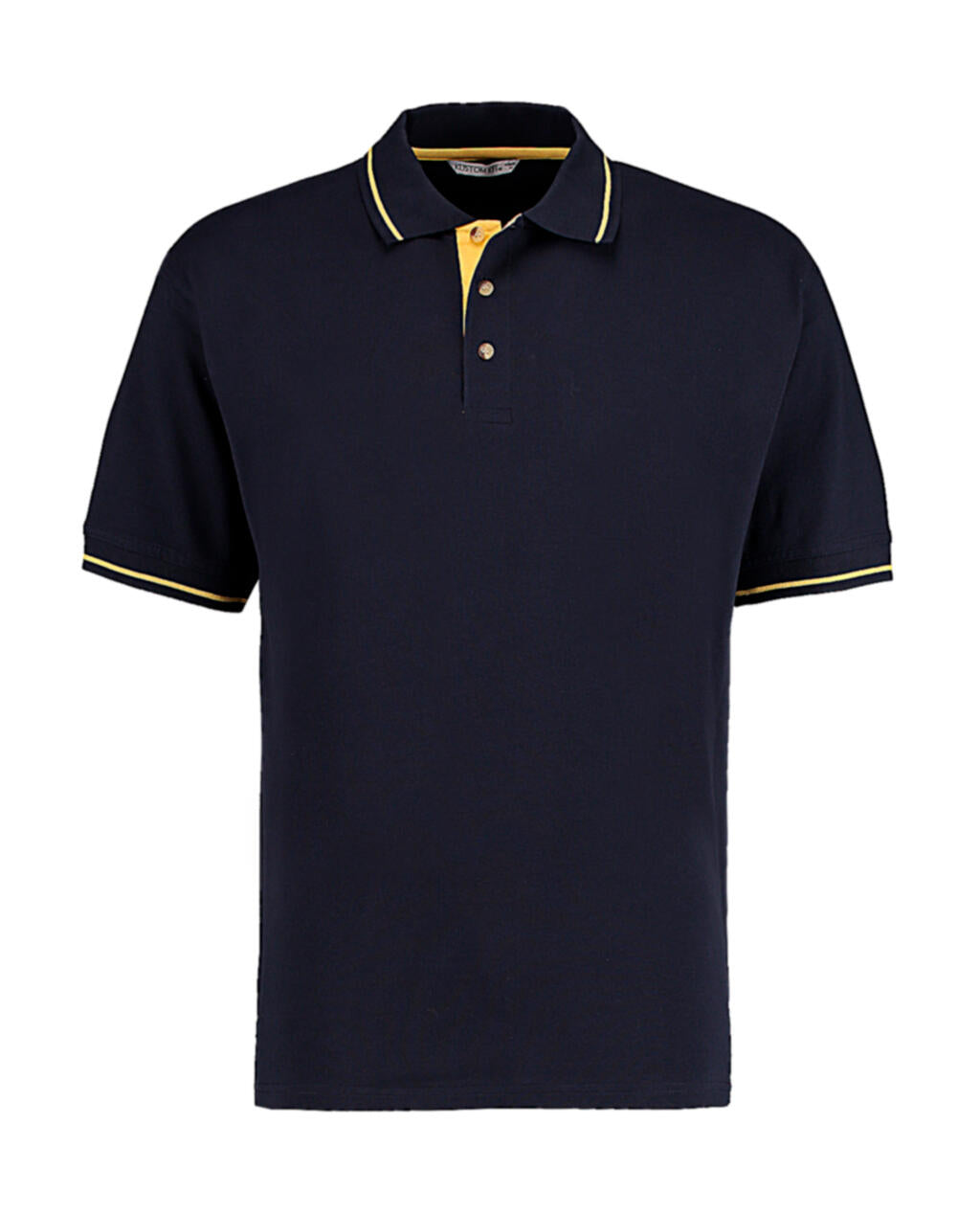  Men's Classic Fit St. Mellion Polo in Farbe Navy/Sun Yellow