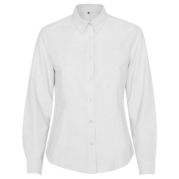 Shirt Oxford Woman  in Farbe White