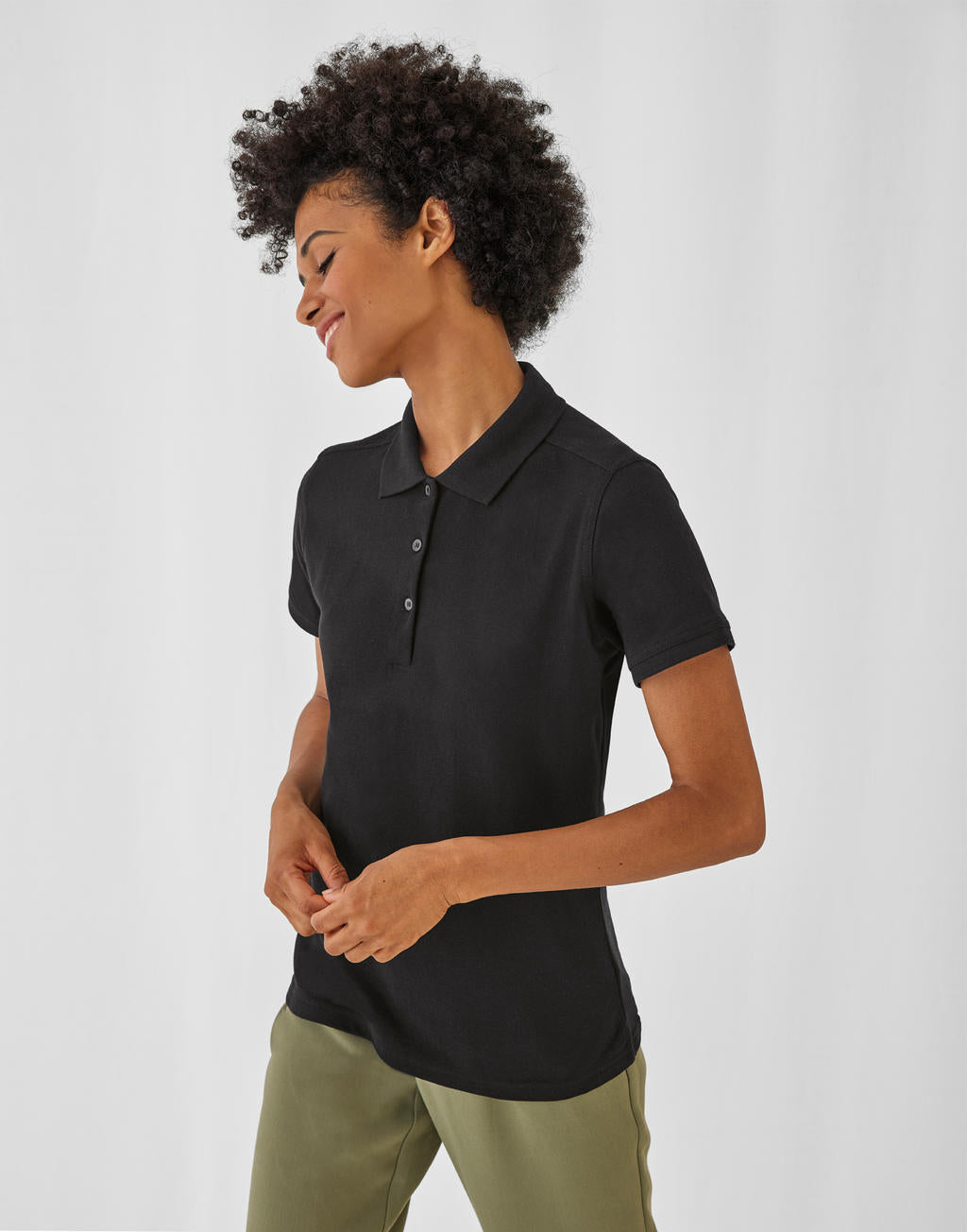  Safran Timeless/women Polo in Farbe White
