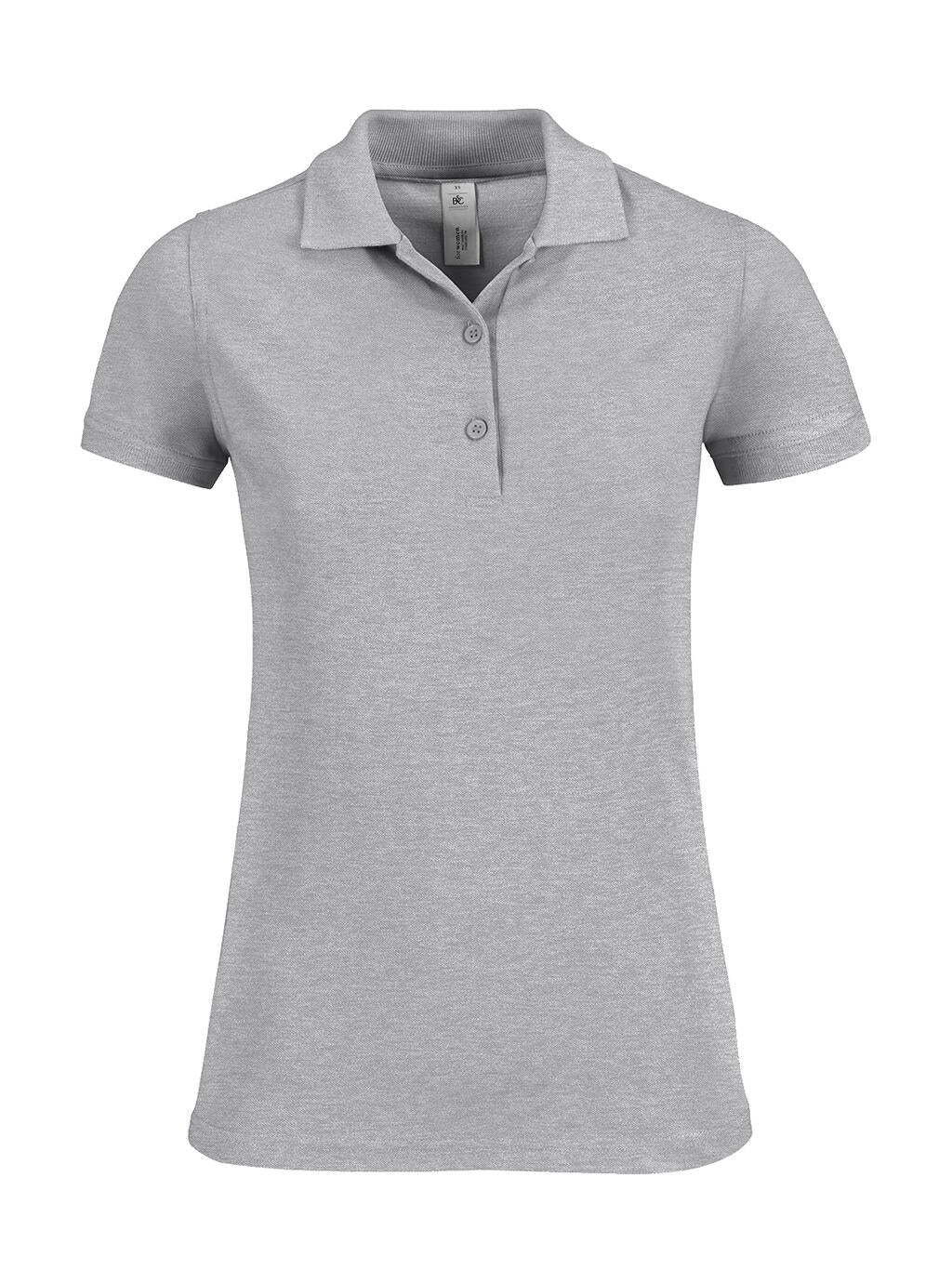  Safran Timeless/women Polo in Farbe Heather Grey