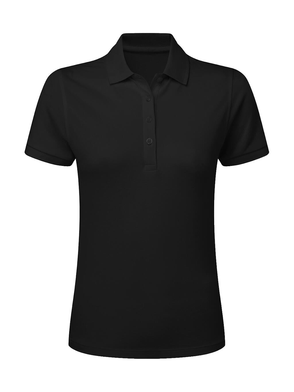  Ladies' Signature Stretch Tagless Polo in Farbe Dark Black