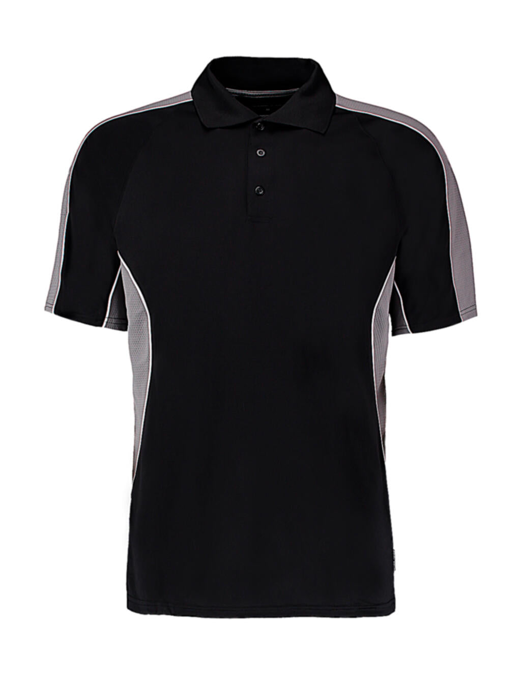  Classic Fit Cooltex® Contrast Polo Shirt in Farbe Black/Grey