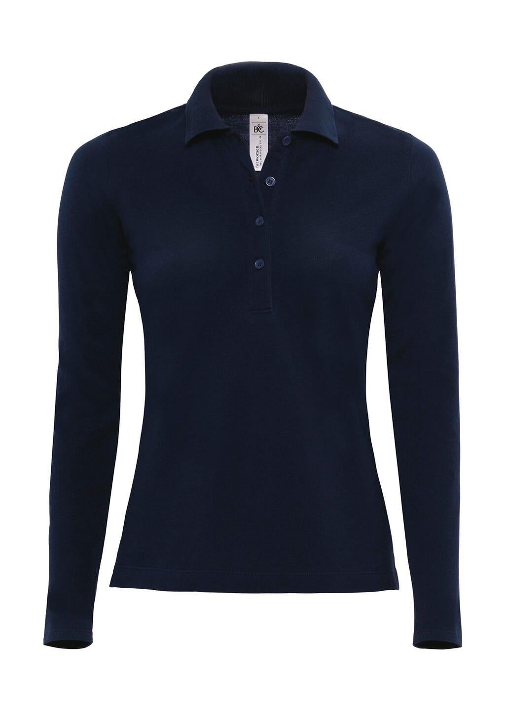  Safran Pure LSL/women Polo in Farbe Navy