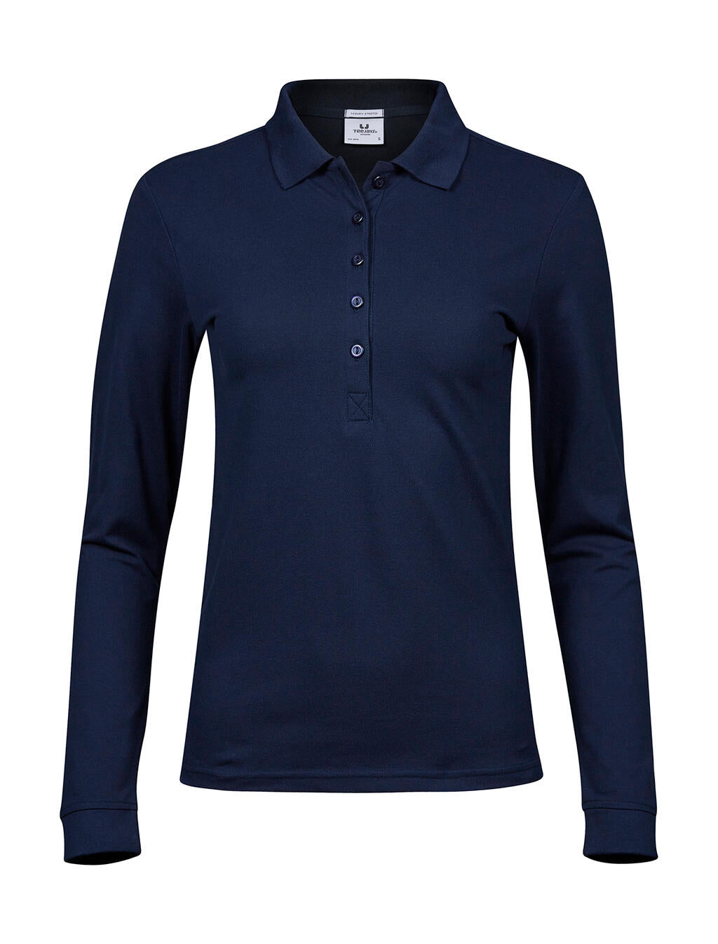  Ladies' Luxury LS Stretch Polo in Farbe Navy