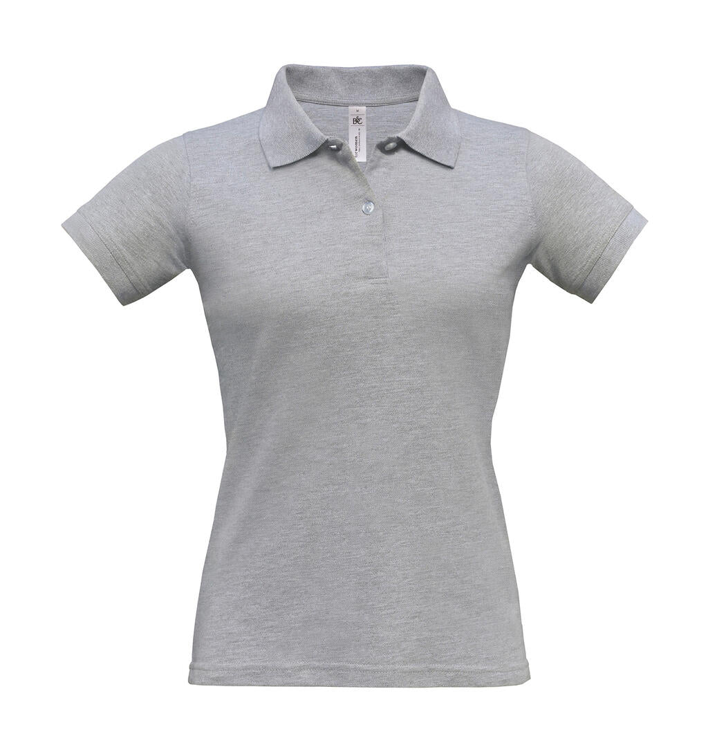  Safran Pure/women Polo  in Farbe Heather Grey
