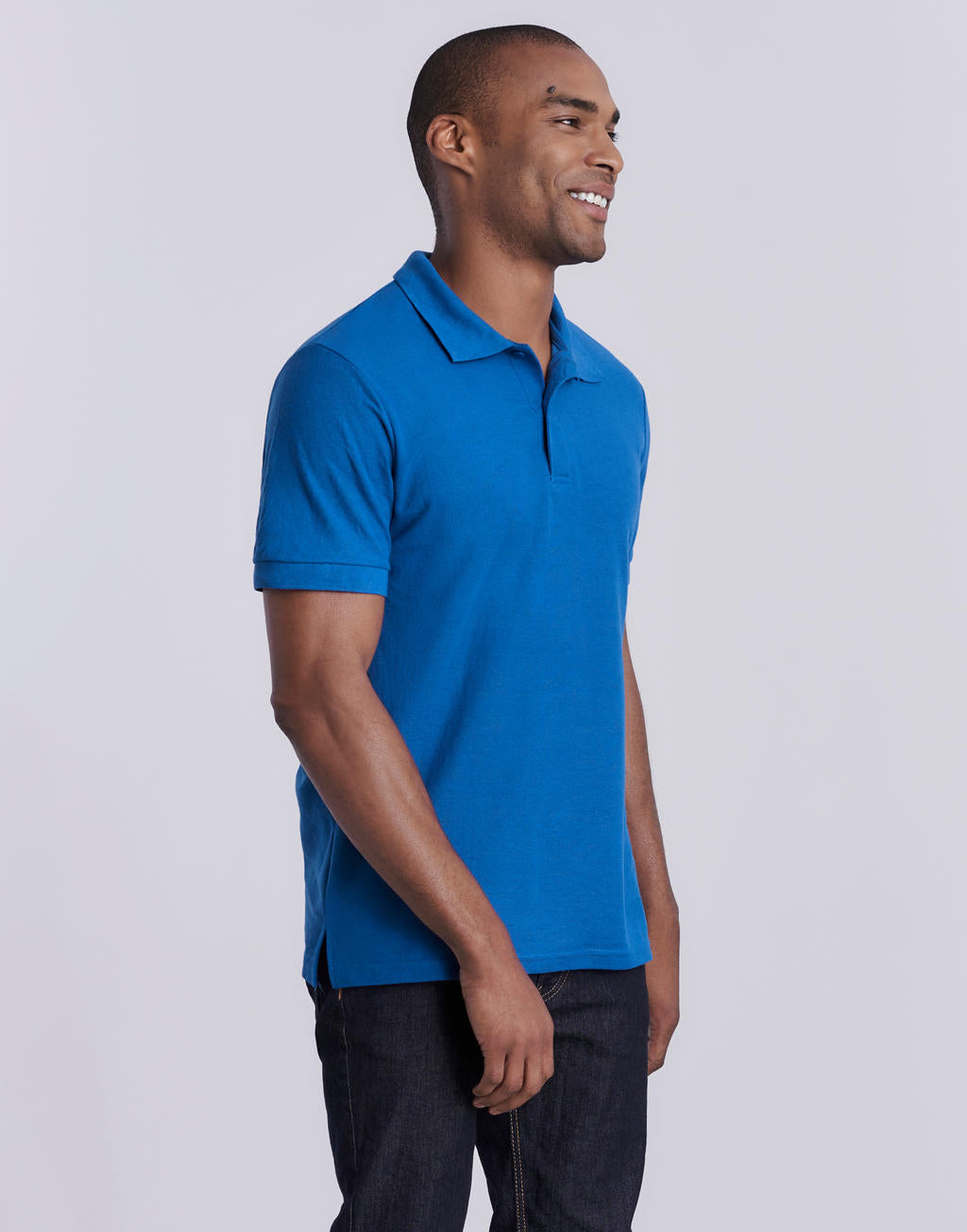  DryBlend® Double Piqué Polo in Farbe White